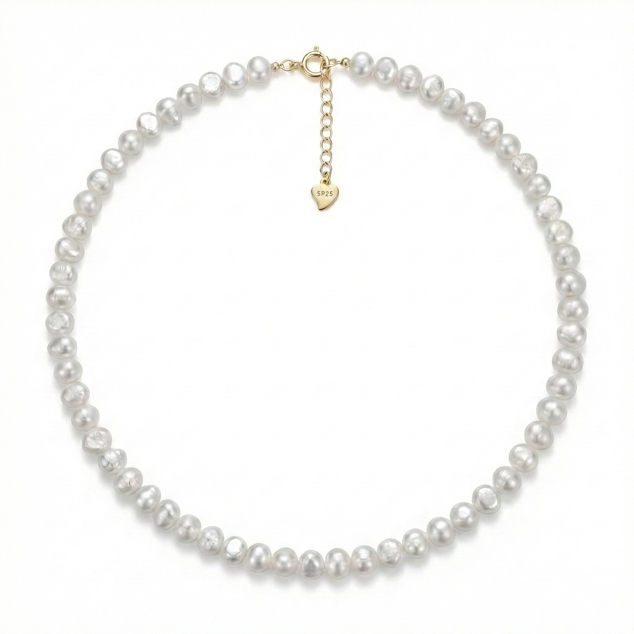 2-0 Collar de perlas para mujer natural – Petich