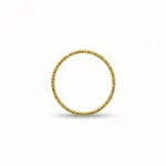 Anillo fino martillado dorado en oro laminado – Petich