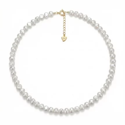 Collar de perlas para mujer natural – Petich