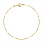 Pulsera fina dorada minimalista – Petich