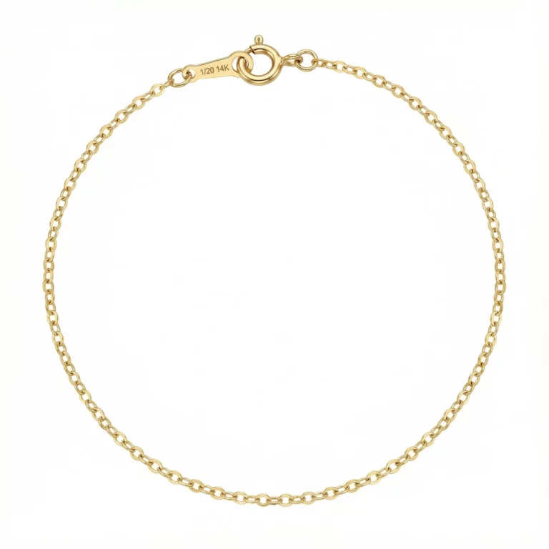 Pulsera fina dorada minimalista – Petich