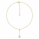 Gota de Luna – Collar Y con perla colgante - Imagen 2