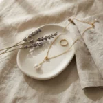 Gota de Luna – Collar Y con perla colgante - Imagen 3