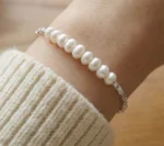 Elegancia Serena – Pulsera de perlas y plata 925 - Imagen 5